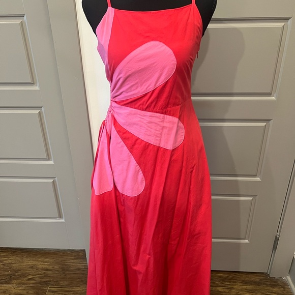 Avara Dresses Vibrant Pink And Red Maxi Dress Poshmark — free download